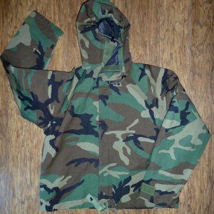 Military Chemical Protective Overgarment NFR Hooded Jacket and Bibs Medium Set